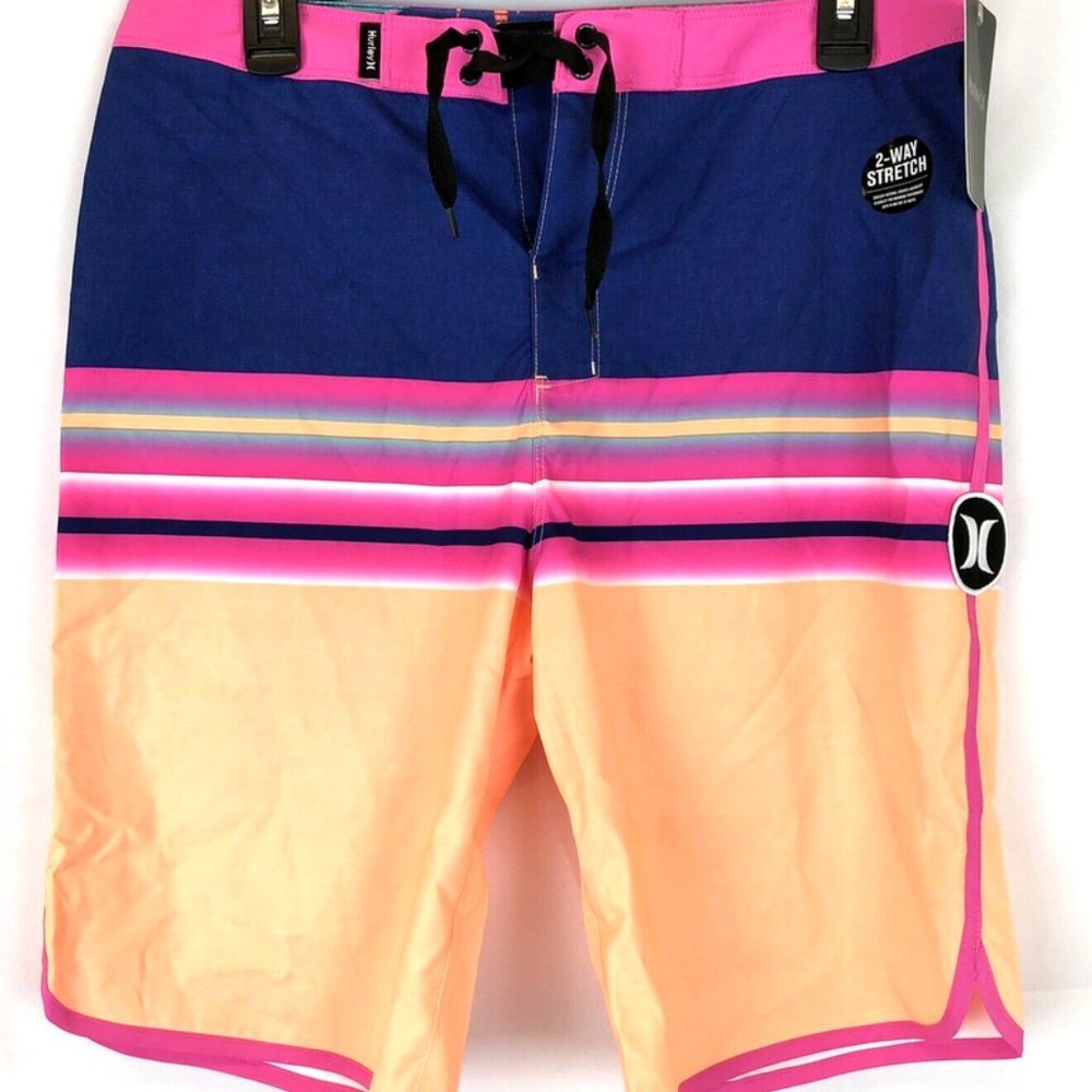 Hurley Boys Big Stretch Board Shorts, Orange, Size 20